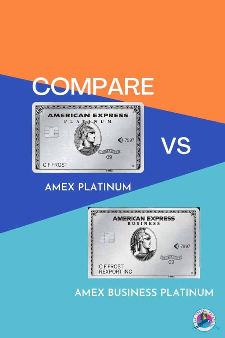 American Express Platinum Business VS Personal Card Compare Credits